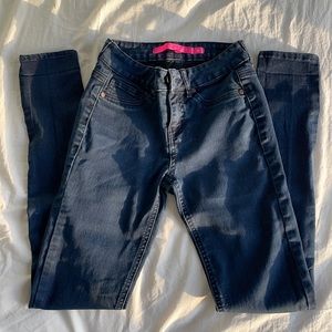 Dark Wash high waisted stretchy jeggings